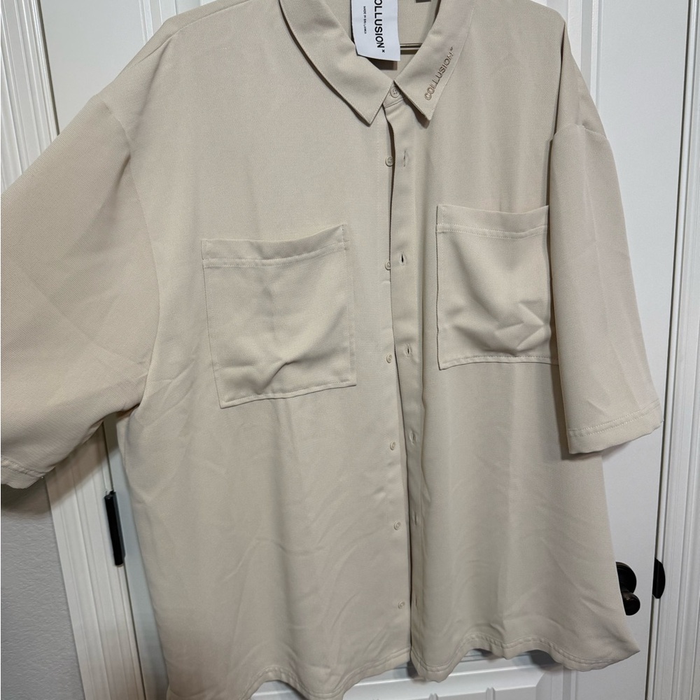 Beige Men's Shirt